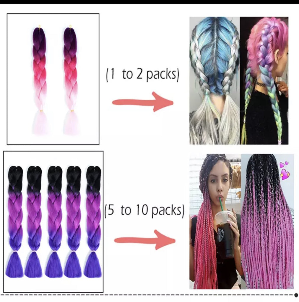 Load image into Gallery viewer, Braiding Hair Kanakelon Fibre 24&quot; 100 grams