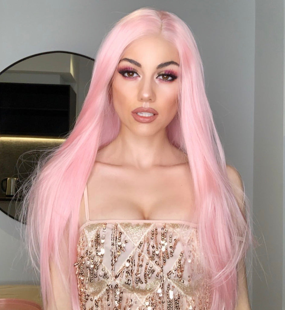 Load image into Gallery viewer, Baby Doll Synthetic Lace Front Wig 24”